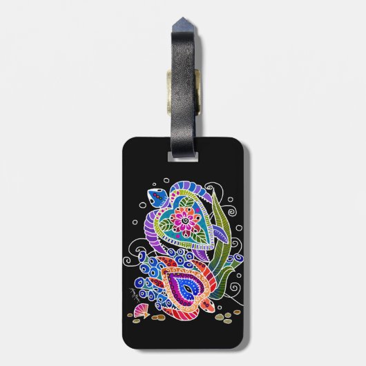 BINDI TURTLEラゲッジタグ ラゲッジタグ (裏面縦)