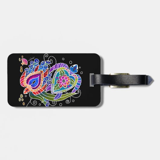 BINDI TURTLEラゲッジタグ ラゲッジタグ (裏面横)