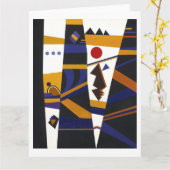 Binding by Kandinsky, 1932 カード (黄色い花)