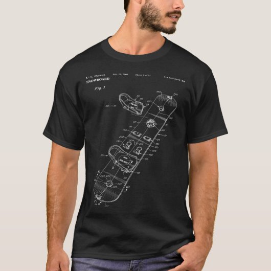 Binding Mechanism for a Snowboard Patent Poster Tシャツ (正面)