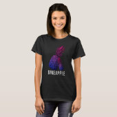 Bineapple Pineapple Bisexual Pride Bisexuality Fla Tシャツ (正面フル)