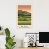 Binevenagh AONB Travel Poster ポスター (ホームオフィス)
