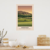 Binevenagh AONB Travel Poster ポスター (キッチン)