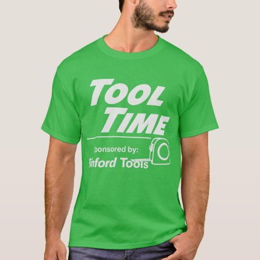 Binford Toolsがスポンサーのツールタイム Tシャツ (正面)