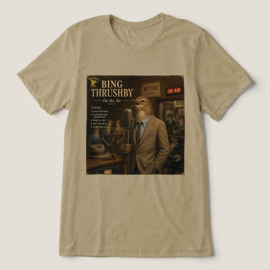 Bing Thrushby アルバム: パロディ トライブレンドTシャツ (デザイン正面)