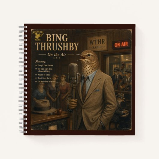 Bing Thrushby アルバム: パロディ ノートブック (正面)