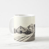 Binghamメインの駅のマグ コーヒーマグカップ (正面左)