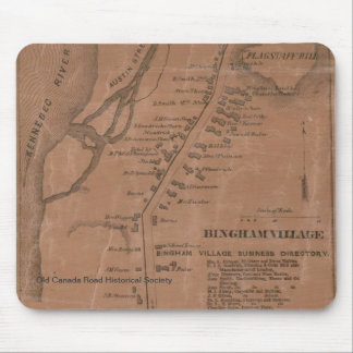 Bingham 1860の地図のマウスパッド マウスパッド