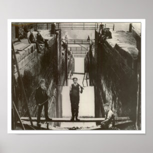 Bingley Five Rise Staircase Locks ポスター