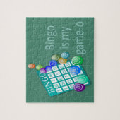 Bingoは私のゲームのおもしろい引用文 ジグソーパズル (縦)