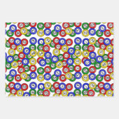 BINGOをテーマにした誕生日 ラッピングペーパーシート (正面3)