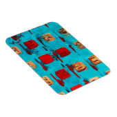 BINGOカード抽象芸術印象主義 マグネット (右側)