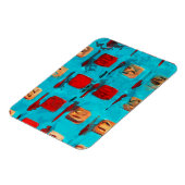 BINGOカード抽象芸術印象主義 マグネット (左側)