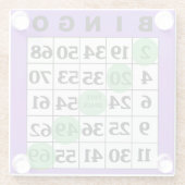 BINGOカード ガラスコースター (裏面)