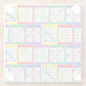 BINGOカード ガラスコースター (裏面)