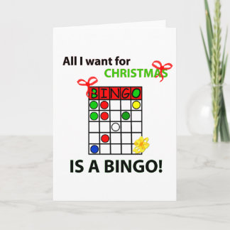 BINGOクリスマスのビンゴが欲しい シーズンカード