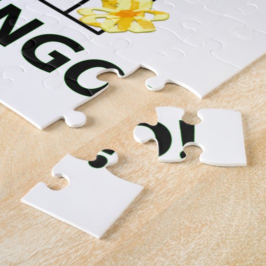 BINGOクリスマスのビンゴが欲しい ジグソーパズル (側面)