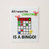 BINGOクリスマスのビンゴが欲しい ジグソーパズル (縦)