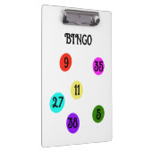 BINGOクリップボードカラフルおもしろい クリップボード (右)
