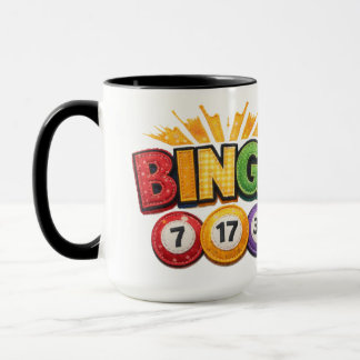 BINGOパッチワークアップリケ マグカップ