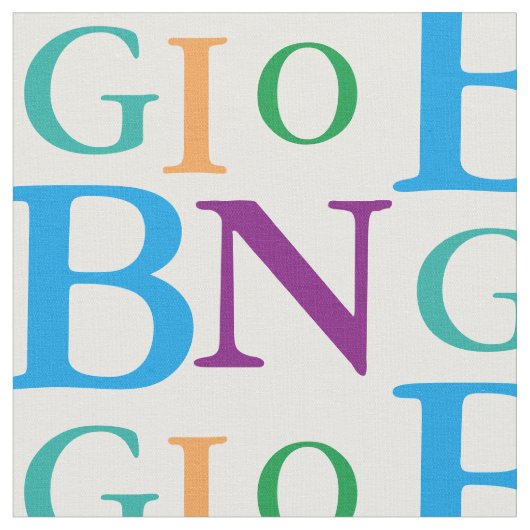 Bingo ファブリック (クローズアップ)