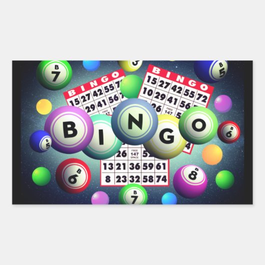 Bingo     長方形シール (正面)