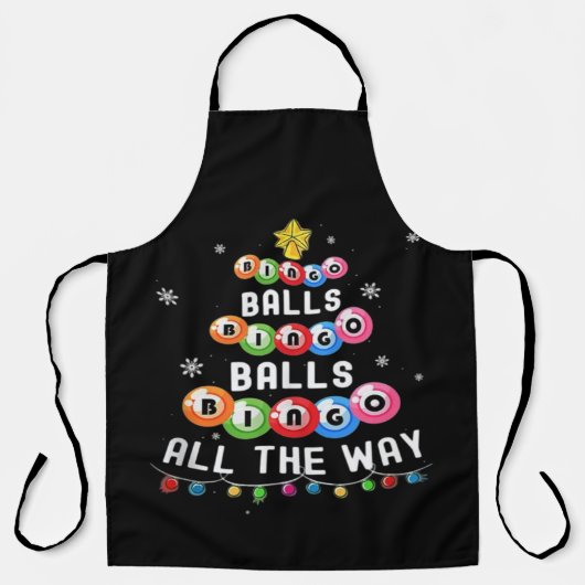 Bingo Balls Bingo All The Way  エプロン (正面)