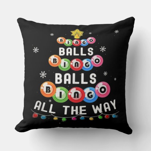 Bingo Balls Bingo All The Way  クッション (正面)