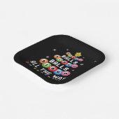 Bingo Balls Bingo All The Way  ペーパープレート (傾斜あり)