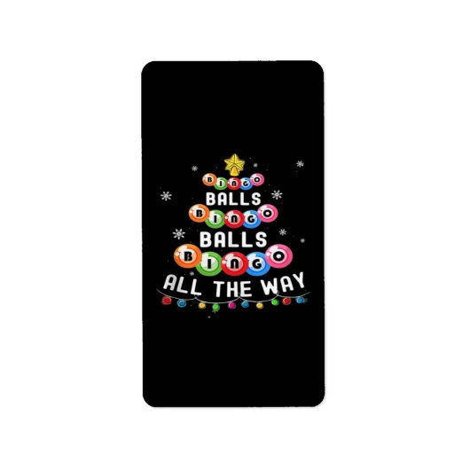 Bingo Balls Bingo All The Way ラベル (正面)