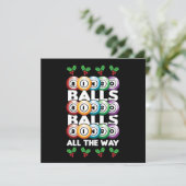 Bingo Balls Lucky Game Player Gambler Gift 招待状 (スタンド正面)