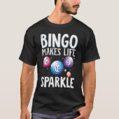 Bingo Caller Player Lucky Bingo 2 Tシャツ (正面)