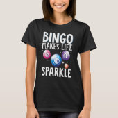 Bingo Caller Player Lucky Bingo 2 Tシャツ (正面)