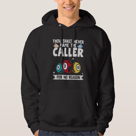 Bingo Caller Player Lucky Bingo 37 パーカ (正面)