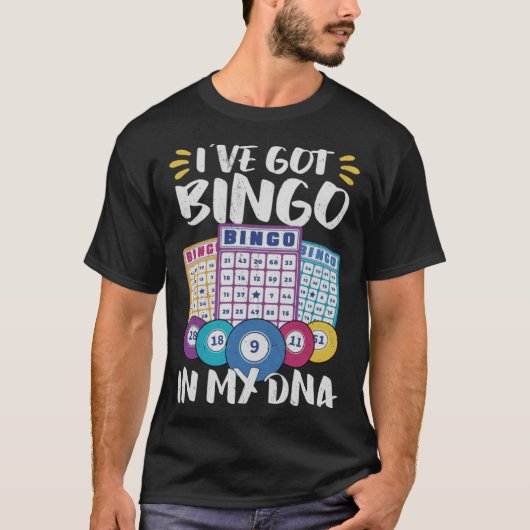 Bingo Card Game Grandma Bingo Player Bingo Cards Tシャツ (正面)