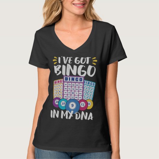Bingo Card Game Grandma Bingo Player Bingo Cards Tシャツ (正面)