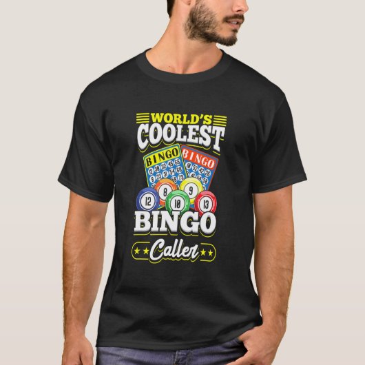 Bingo Card Game Player For Caller  Bingo Caller Tシャツ (正面)