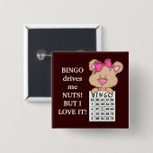 Bingo Drivesボタン 缶バッジ (正面&裏面)