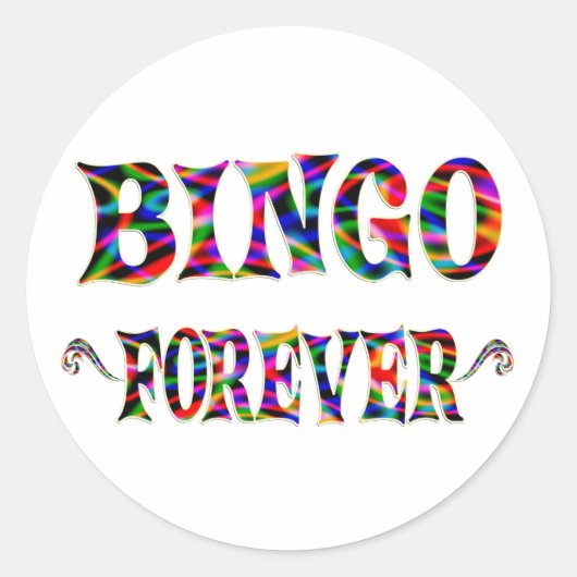 BINGO Forever ラウンドシール (正面)