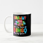 Bingo Funny Grammy Is My Name Bingo Is My Game Xma コーヒーマグカップ (左)
