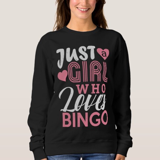 Bingo Girls  Bingo Game Player  Women Kids スウェットシャツ (正面)