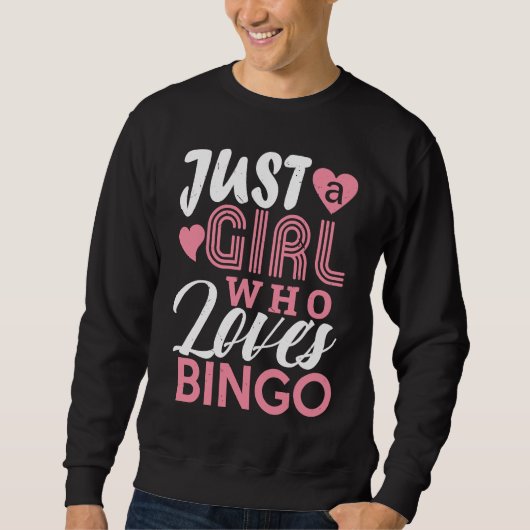 Bingo Girls  Bingo Game Player  Women Kids スウェットシャツ (正面)
