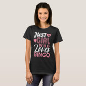 Bingo Girls  Bingo Game Player  Women Kids Tシャツ (正面フル)