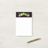 Bingo Gold Letters on Colorful Circles ポストイット (デスク上)