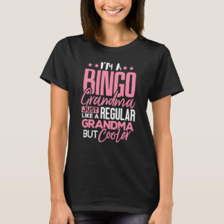 Bingo Grandma   Just Regular Grandmother Bingo Pla Tシャツ