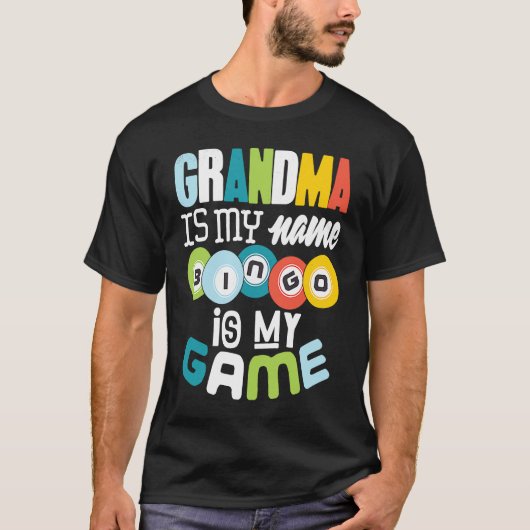 Bingo Grandma  Lucky Grandmother Nana Mimi Women Tシャツ (正面)