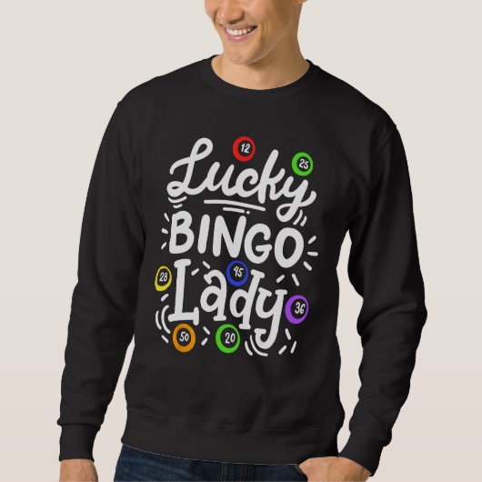 Bingo Lucky Bingo Lady スウェットシャツ (正面)