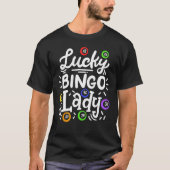 Bingo Lucky Bingo Lady Tシャツ (正面)