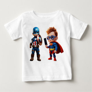 BINGO Marvel Heroes Tシャツ&乳児子供へベビー ベビーTシャツ