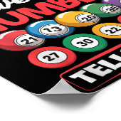 Bingo Numbersがストーリーを語お気に入りのる – 宝くじゲーム ポスター (角)